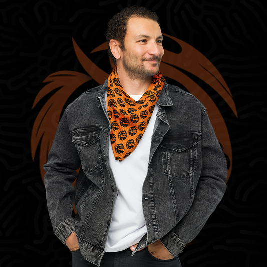 FDS Orange & Black Bandana